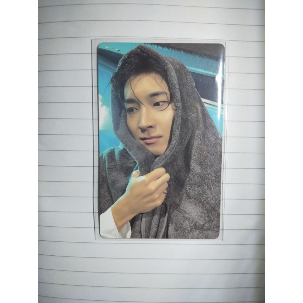 photocard wonwoo handuk pundung spill the feels pob. baca deskripsi