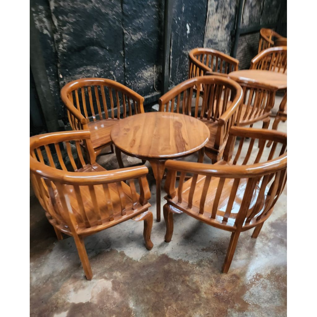 kursi teras betawi jati Jepara