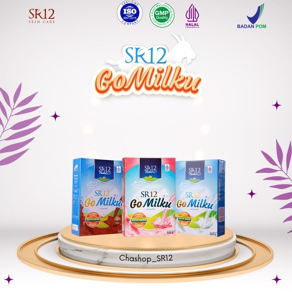 

susu etawa gomilku sr12 untuk membantu menyembuhkan sesak nafas/200gr