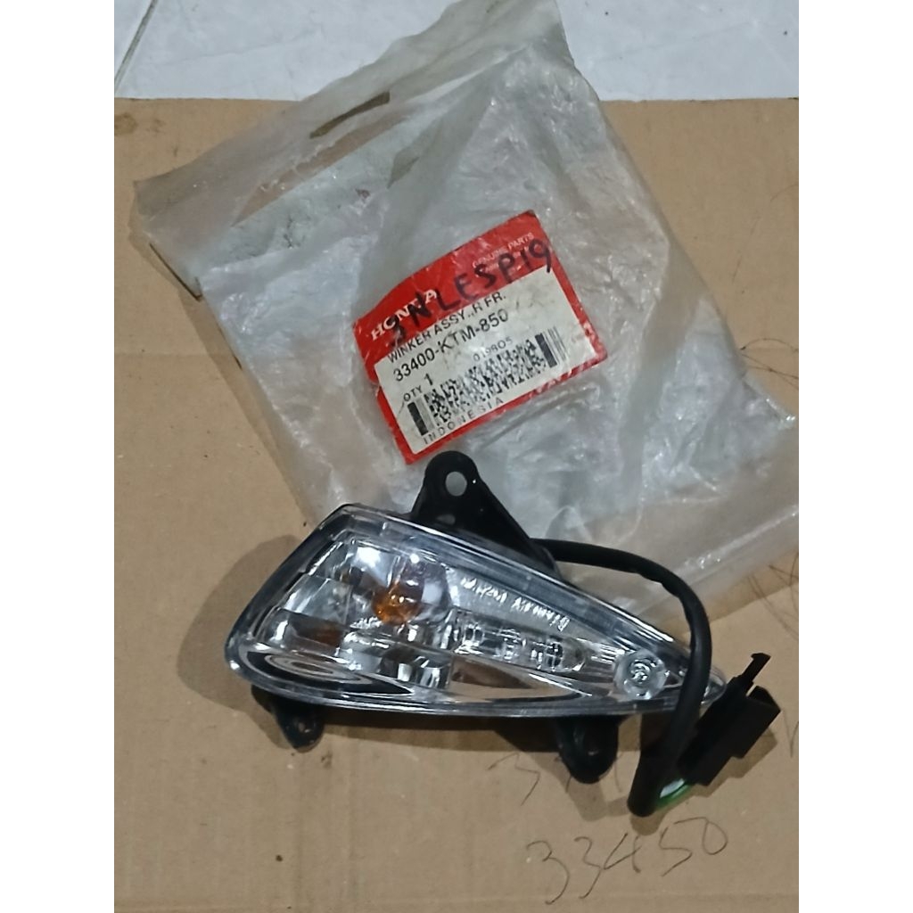33400 - KTM - 850 SEIN DEPAN KANAN HONDA SUPRA X125 ORIGINAL AHM ASLI