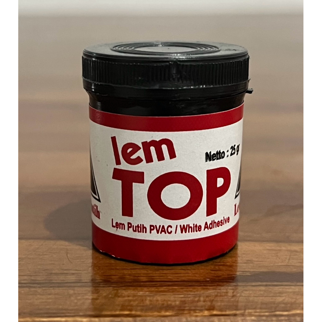 

LEM PUTIH PVAC merek TOP size mini Harga satuan