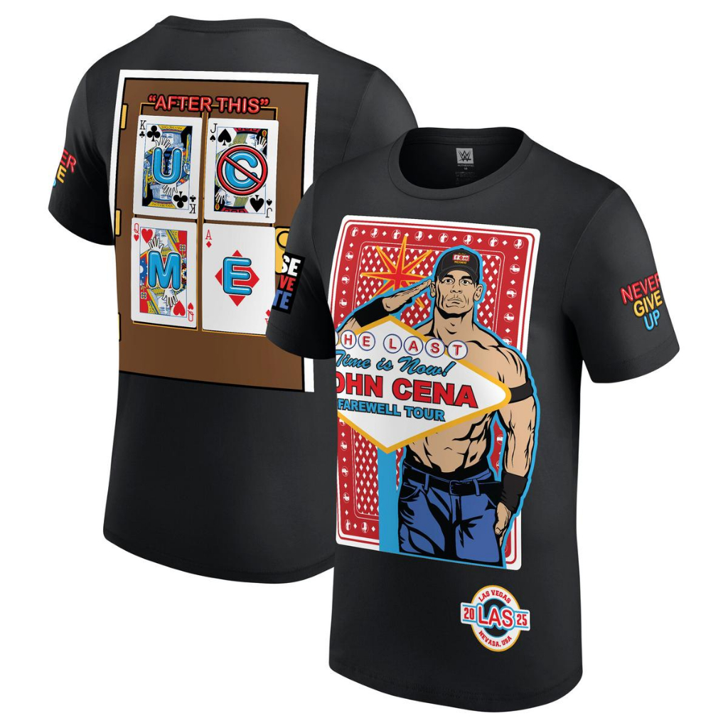 [KAOS] John Cena "Farewell Tour" Collection T-Shirt Part 2 | Dallas, LasVegas, MITB LA, Knoxville, T