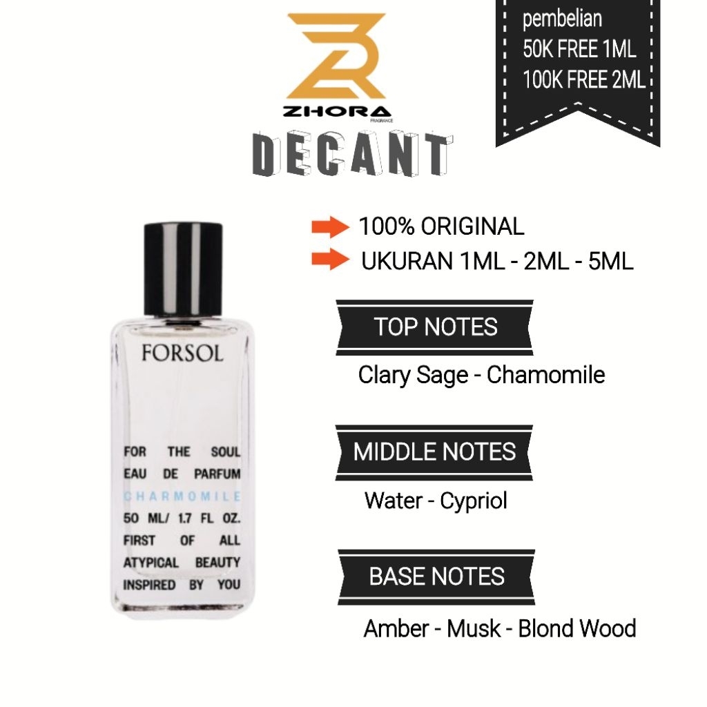 Decant forsol chamomile