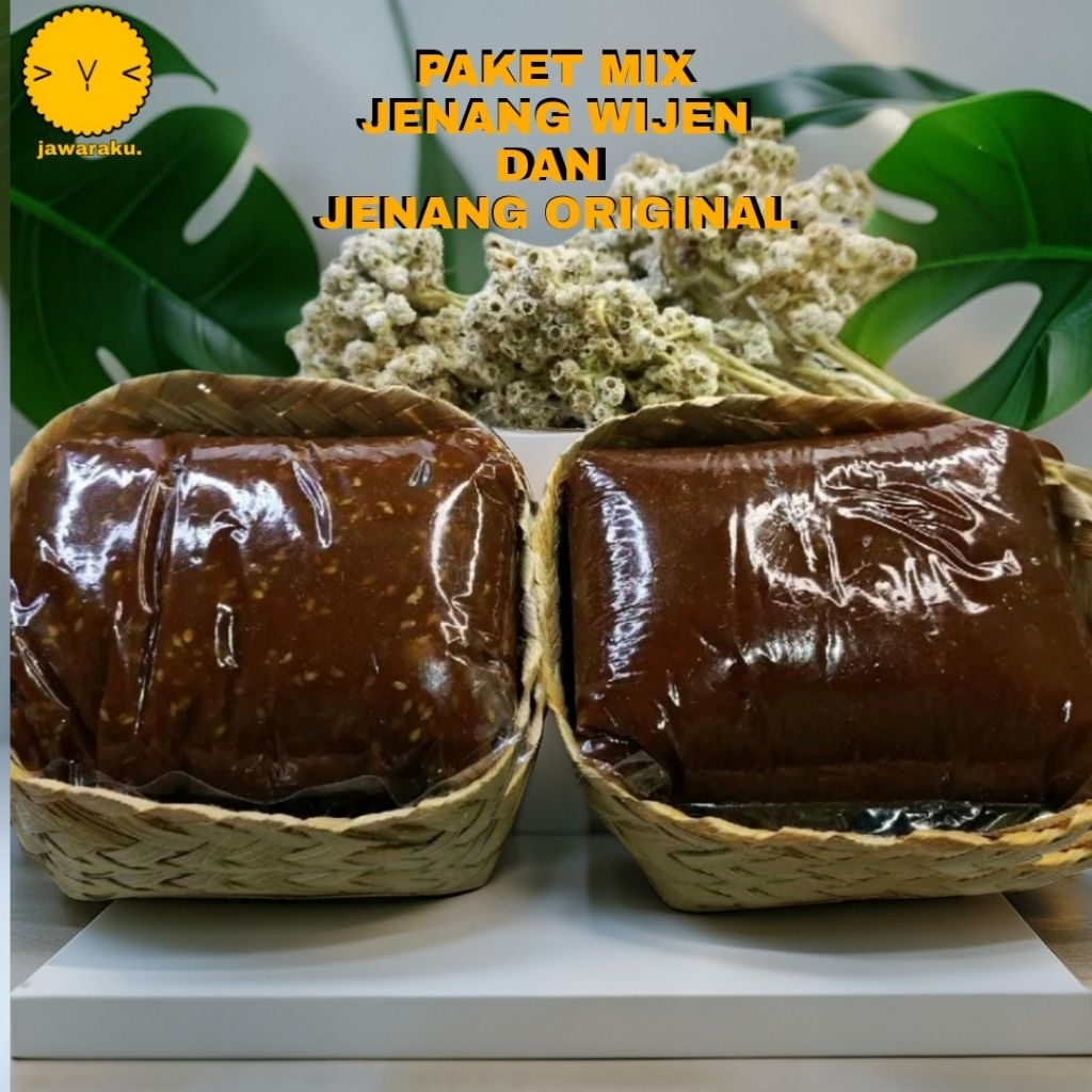 

JENANG MIX 1 KG JENANG WIJEN 500GRAM DAN JENANG ORIGINAL 500GRAM ALAMI BERAS KETAN MURNI ASLI TANPA PENGAWET