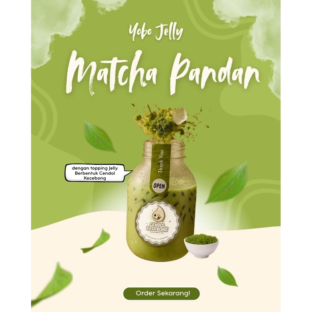 

MATCHA PANDAN - CENDOL KECEBONG 250 ML