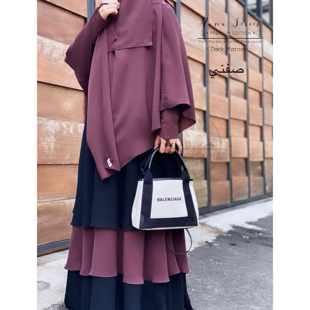 PRELOVED- Sofni size XXL warna hitam (Abaya ONLY)