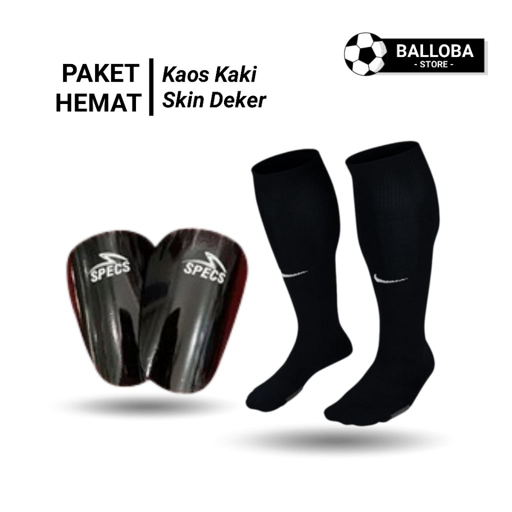 Kaos Kaki Bola Dan Skin Deker Bola Satu Paket Kaos Kaki Futsal Deker Sepak Bola