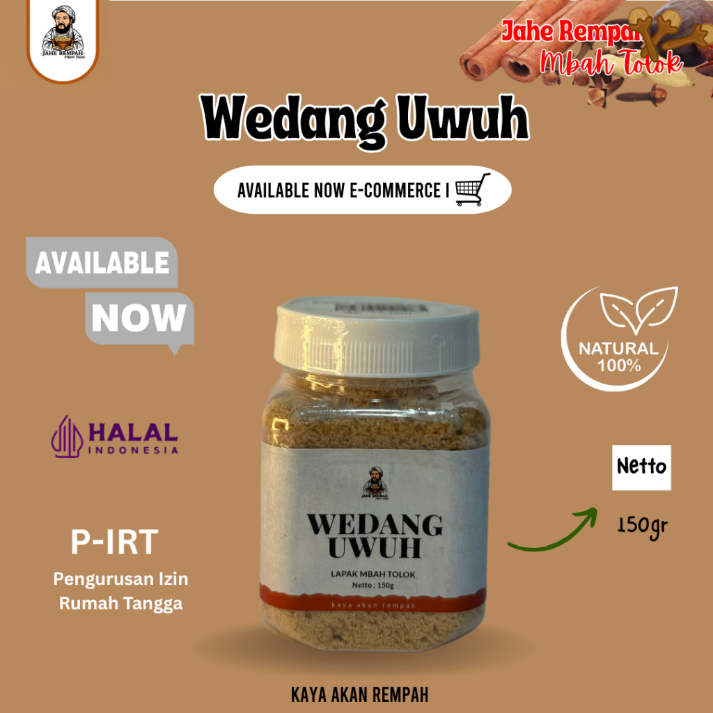 

WEDANG UWUH INSTAN UNTUK MENGATASI MASUK ANGIN DAN MENGHANGATKAN TUBUH