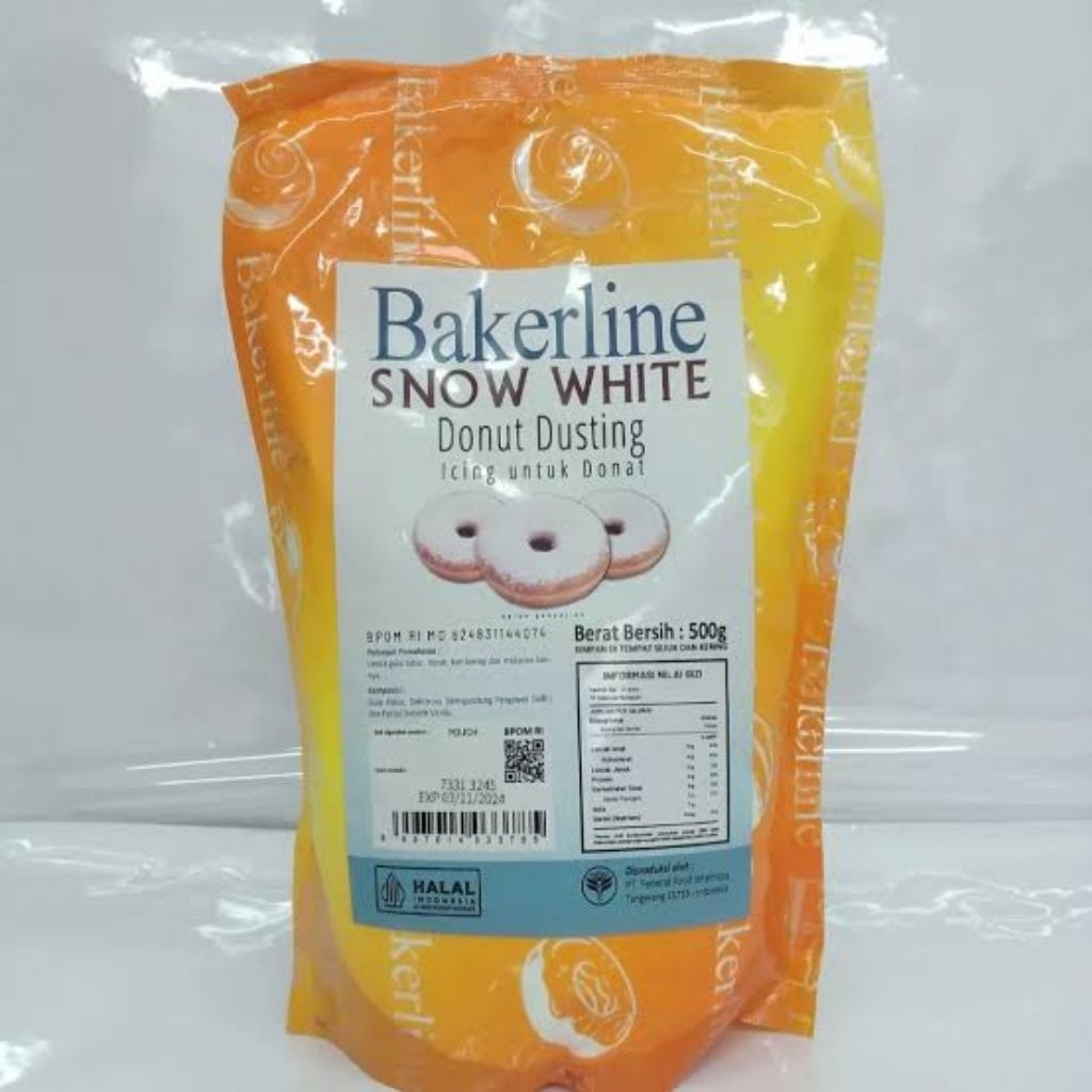 

Bakerline Snow white atau gula halus 500g