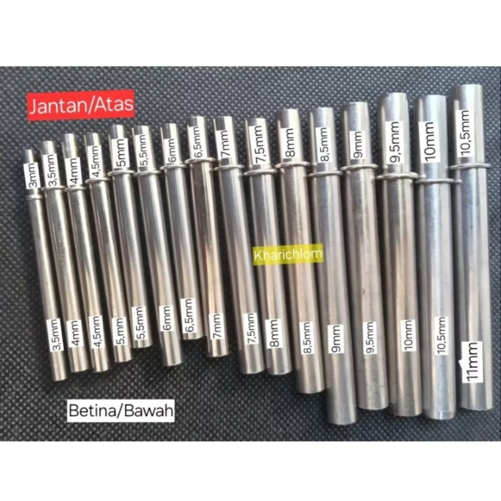 Sambungan/penyambung stik fiber joran pancing sok join/ Sock joint stainles stell asli anti karat un