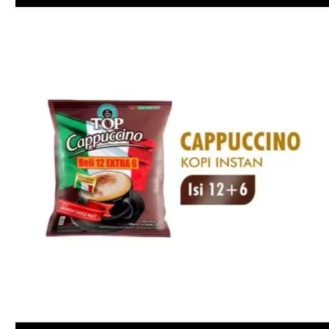 

Top Cofee Cappuccino Bag isi 12+6 sachet