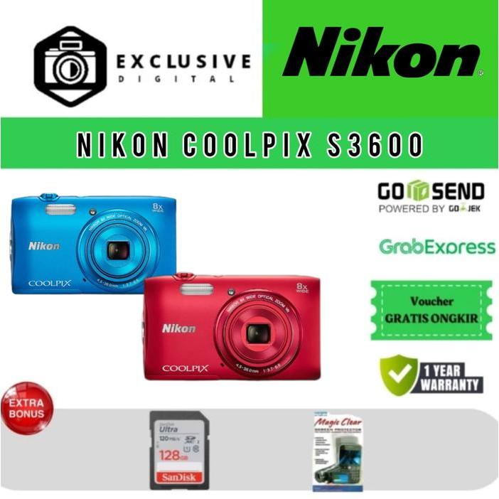 NIKON COOLPIX S3600 / KAMERA NIKON COOLPIX S3600 / NIKON S3600