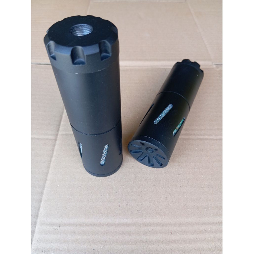Peredam CNC Mini Custom Od 38 Panjang 12cm Super Senyap Kualitas Terbaik