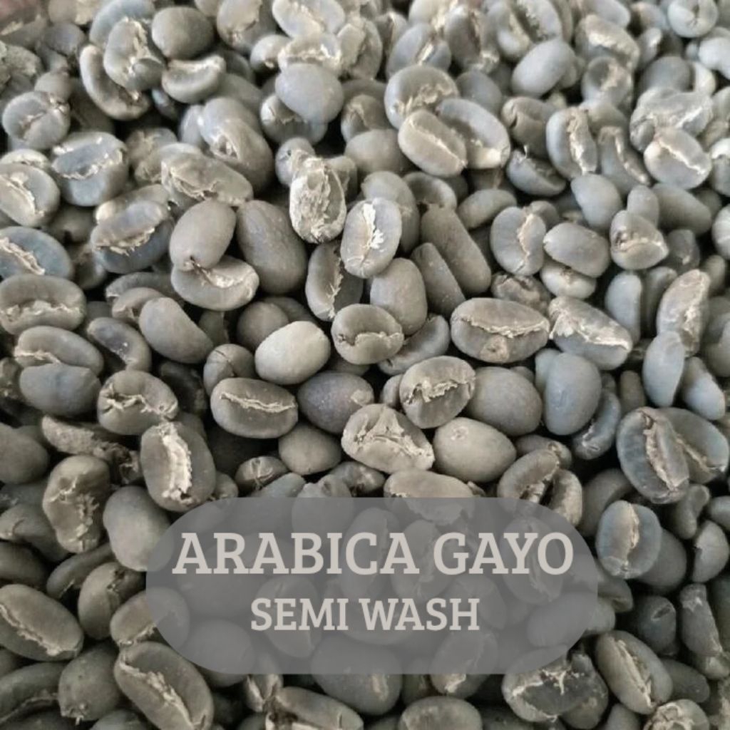 

KOPI ARABICA GAYO SEMI WASH GREEN BEAN ARABICA ACEH GRADE 1 - 1 KG