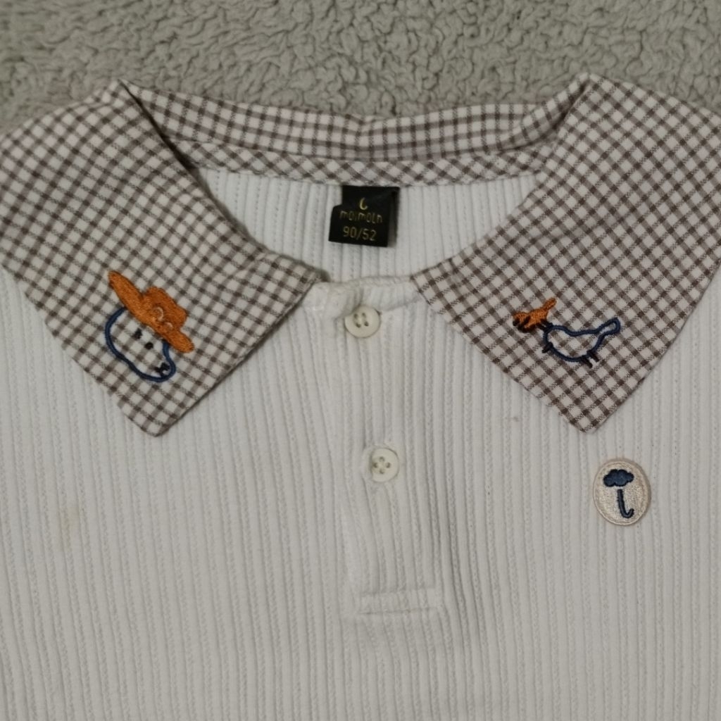 PRELOVED Atasan Bayi Kerah Sailor Bahan Knit Moimoln Moi Moln