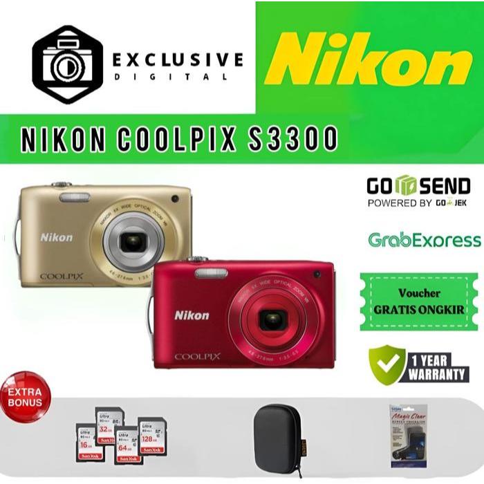 NIKON COOLPIX S3300 / KAMERA NIKON COOLPIX S3300 / NIKON S3300