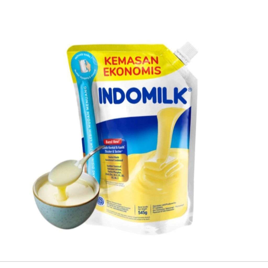 

Indomilk krimer susu kental manis original & coklat 545g