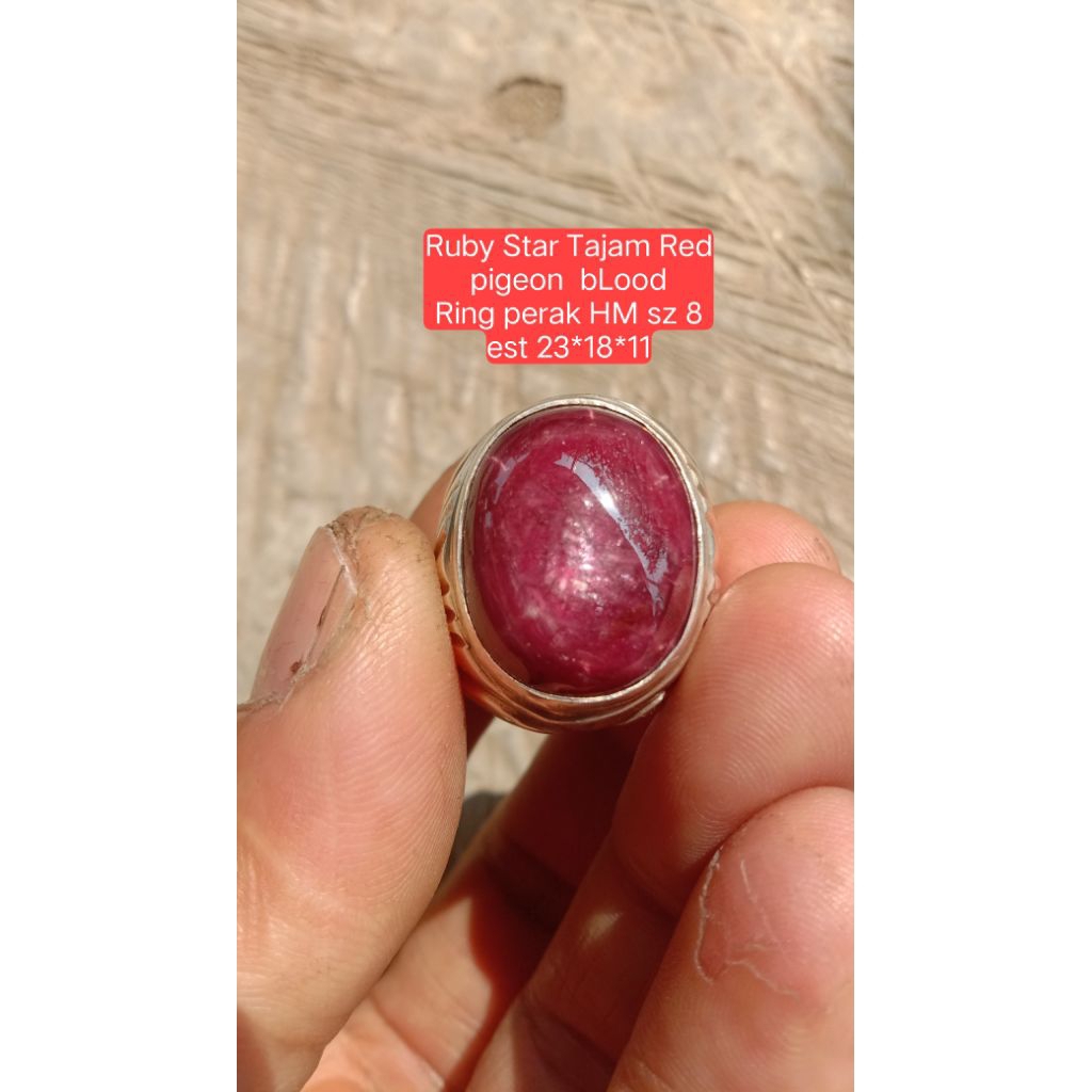 Ruby Star Red Pigeon bLood Star