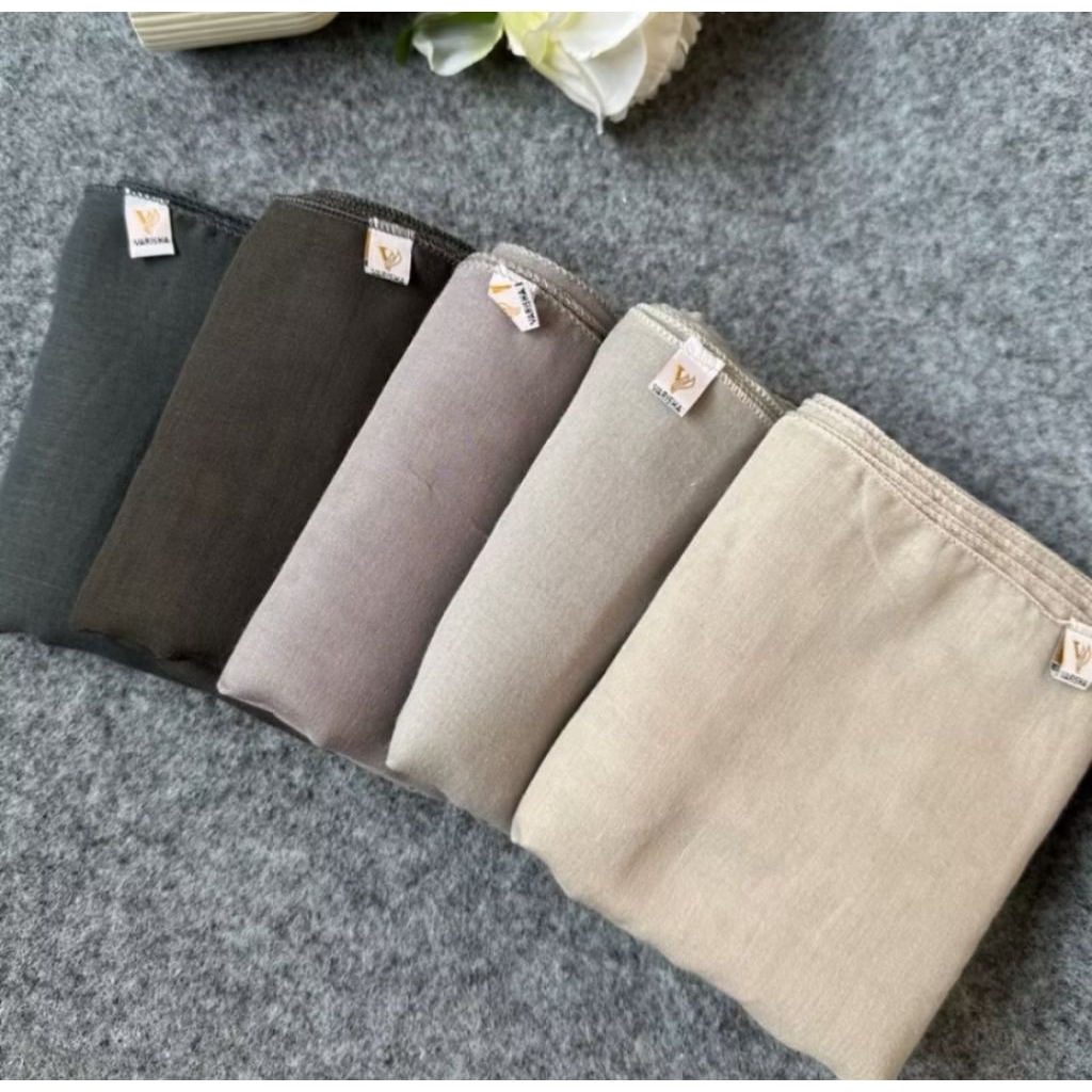 HIJAB SEGI 4 PARIS JADUL VARISHA/ SERI WARNA BESELLER /  JILBAB POLOS PARIS NECI / PARIS JADUL SADIK