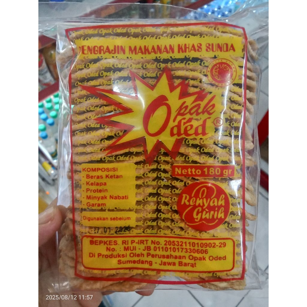 

OPAK Oded Oleh Oleh dari Sumedang siap Langsung dimakan