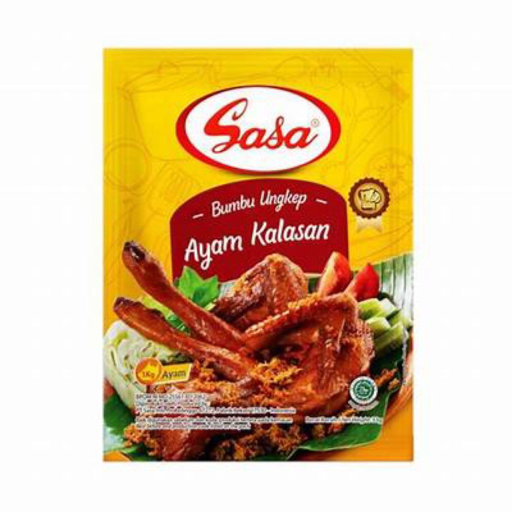 

Sasa Bumbu Ungkep Ayam Kalasan 33 Gr x 12 Renceng x 10 Sachet