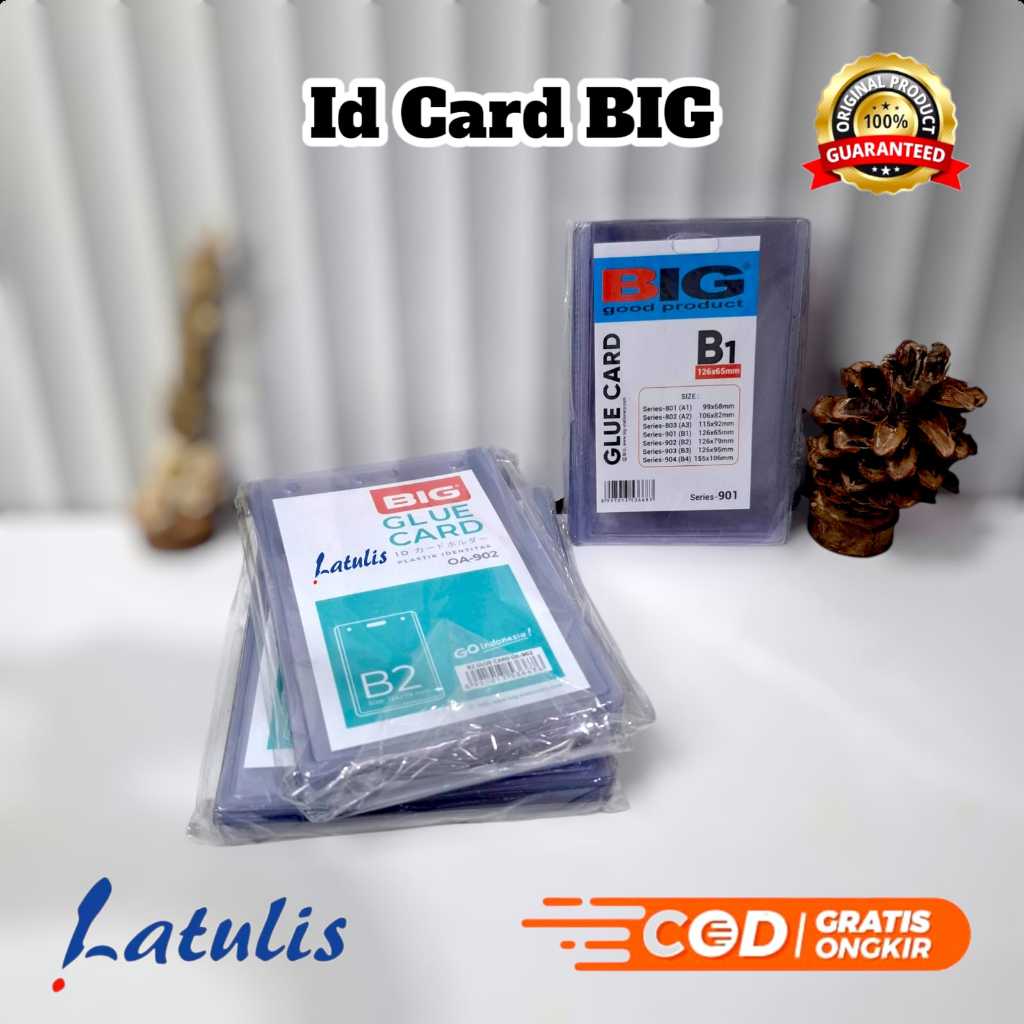 

20 Pcs BIG ID Card Mika Glue Card Ukuran B1 B2 B3 B4