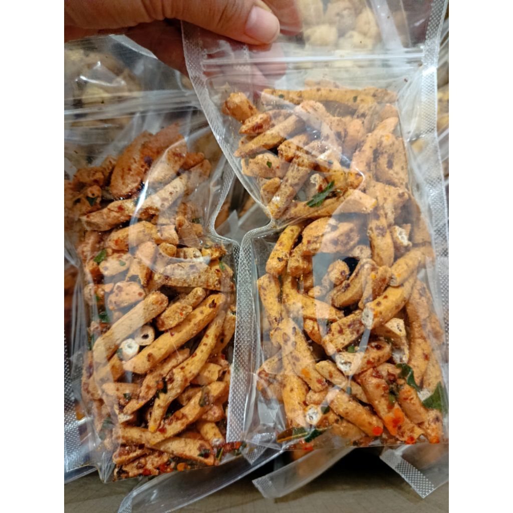 

Basreng pedas daun jeruk asli @ 100 grm