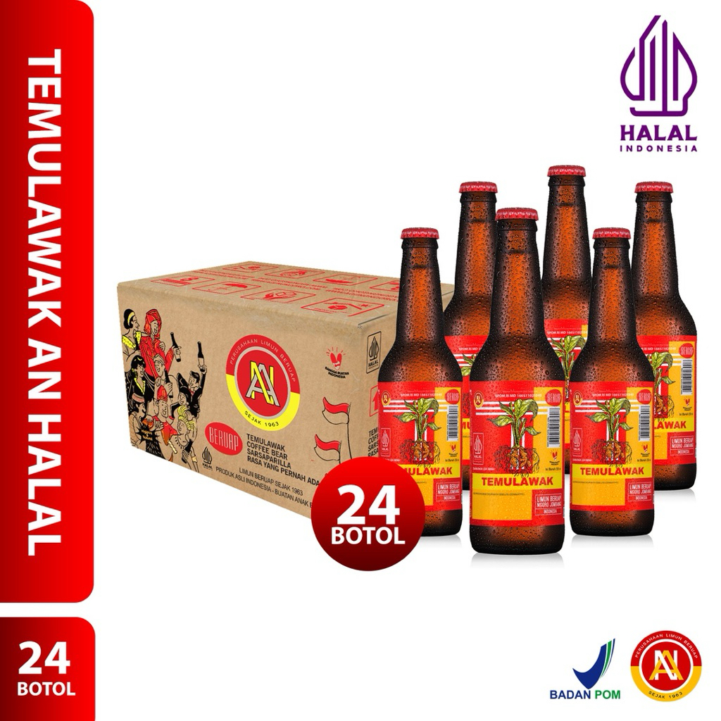

Temulawak | Non Alkohol | HALAL | 1Dus | Isi 24Botol |