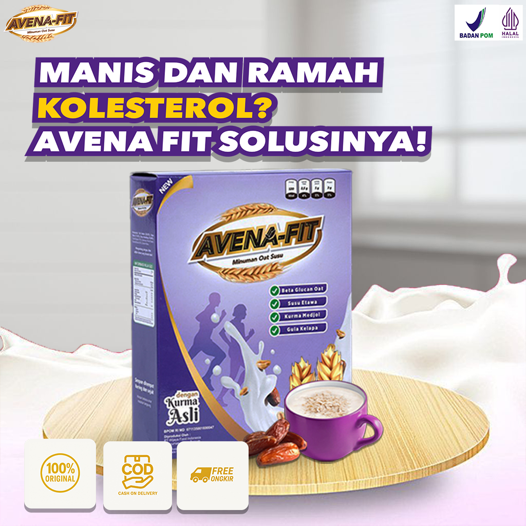 

Avenafit – Oatmeal Susu Kurma Tinggi Serat, Turunkan Kolesterol & Asam Lambung | BPOM Halal COD
