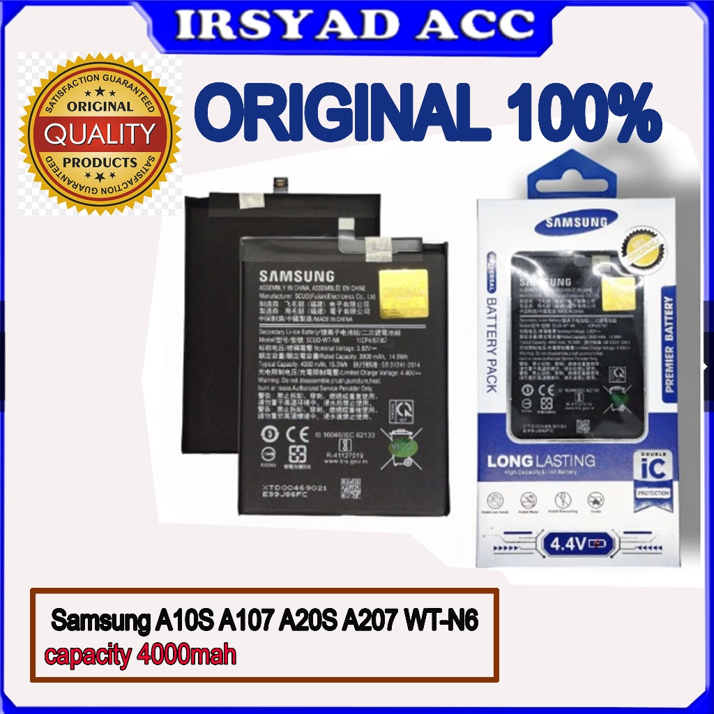 Baterai ORIGINAL Samsung A10S A107 A20S A207 WT-N6 SCUD-WT-N6