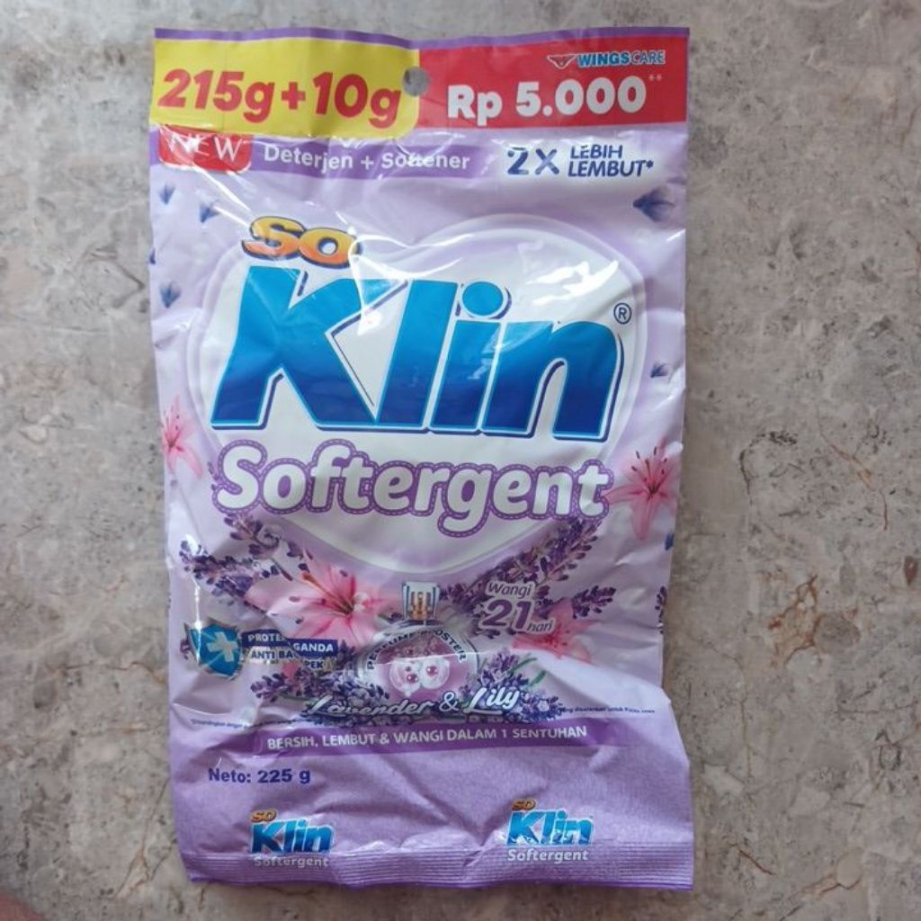detergen soklin softergent 5000an
