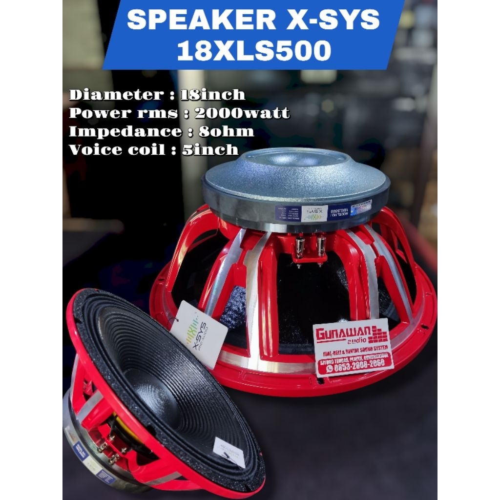 speaker X-SYS 18XLS500