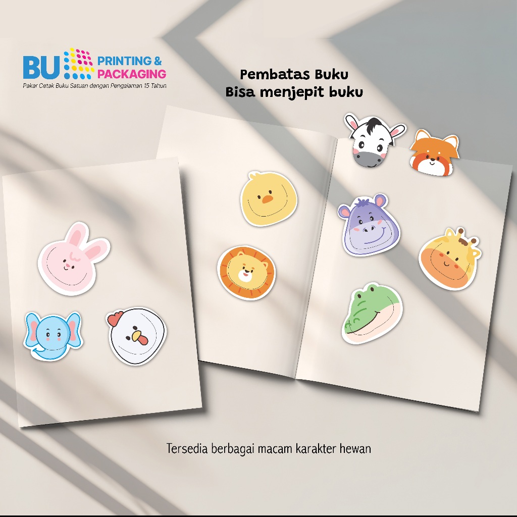 

Pembatas Buku Jepit Custom Desain | Bookmark Unik, Souvenir & Hadiah