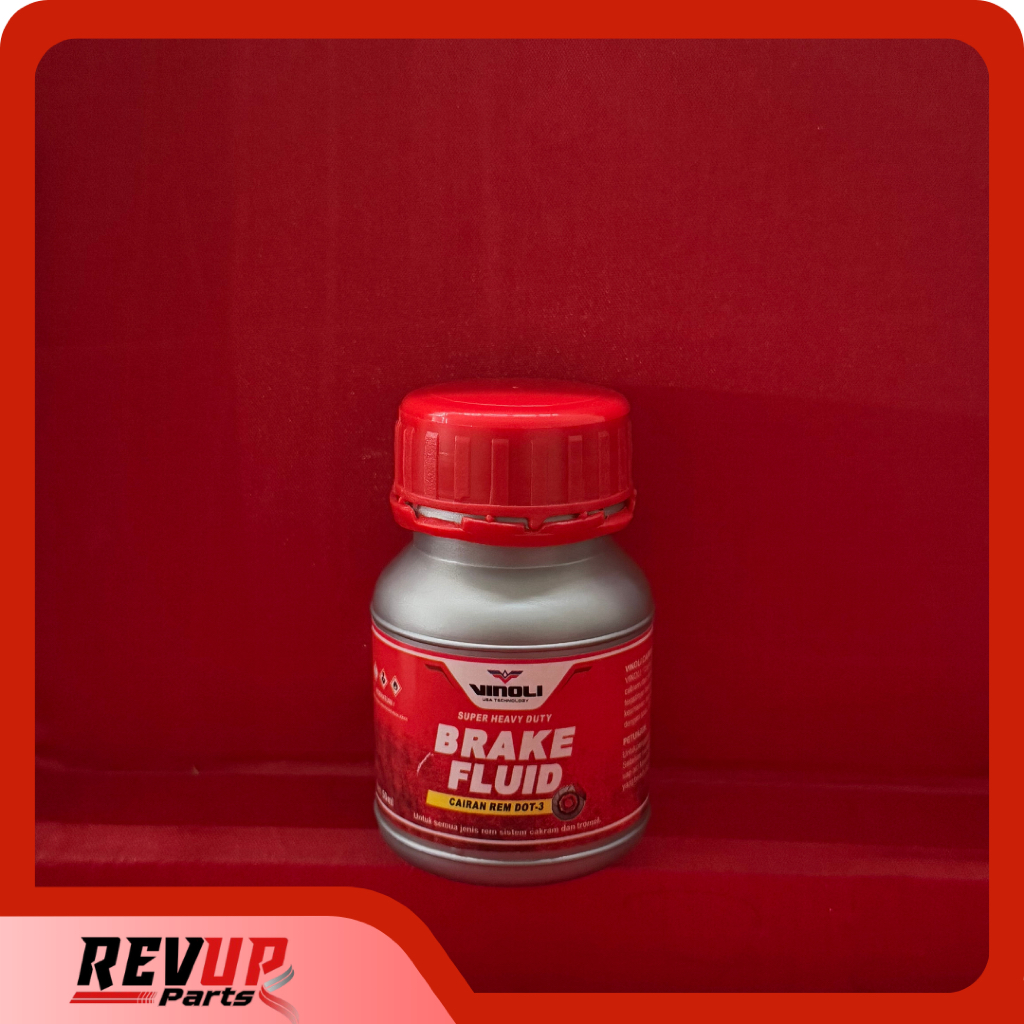 Oli Minyak Rem DOT-3 Cakram Brake Fluid 50ML VINOLI / Cocok untuk Motor, Heavy Duty