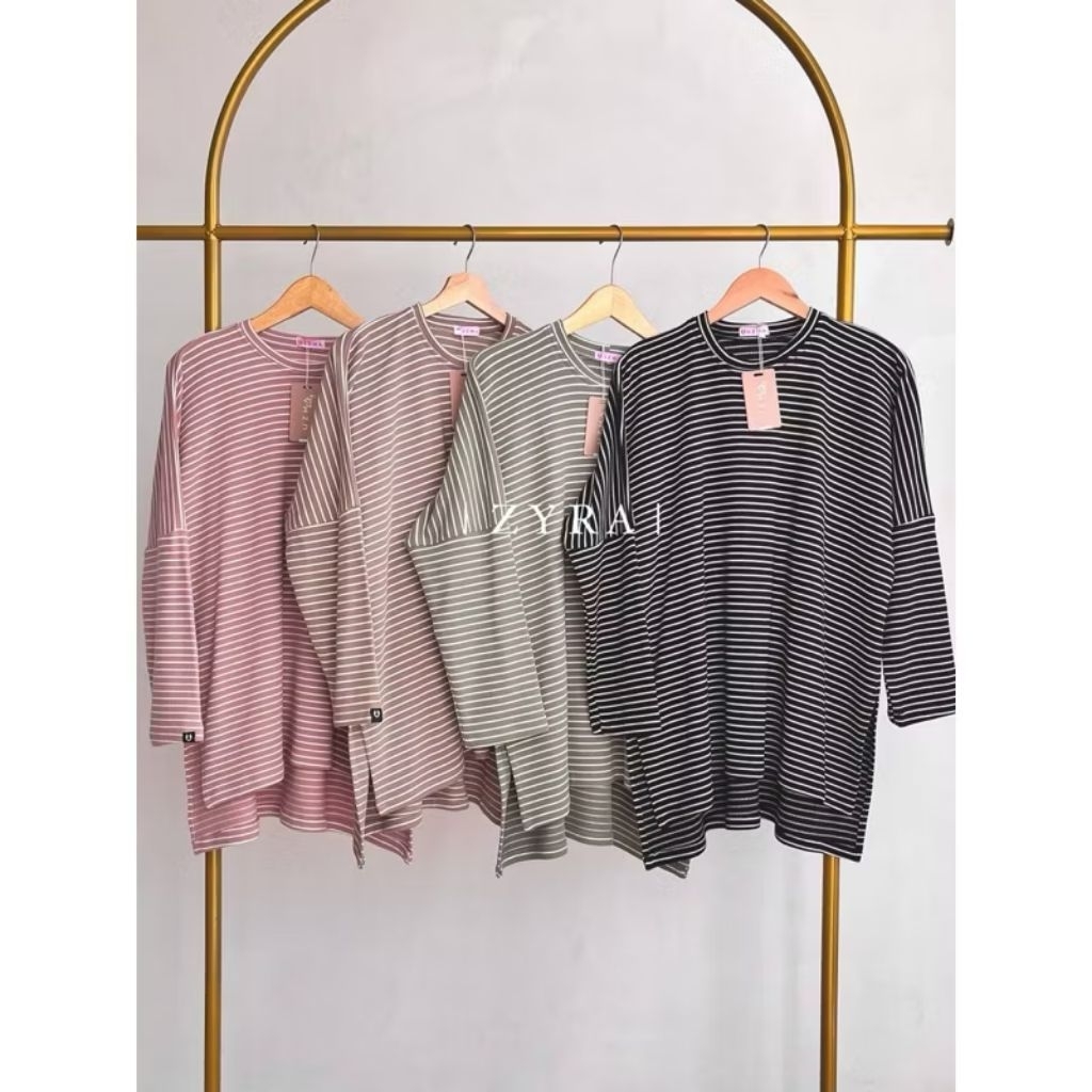 ZYRA TUNIK KNIT | tunik knit premium | atasan knit oversize