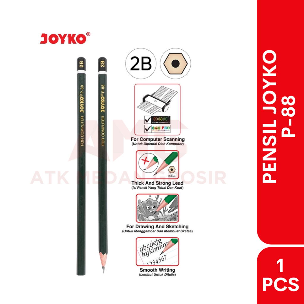 

PENSIL 2B JOYKO P-88 PER PCS