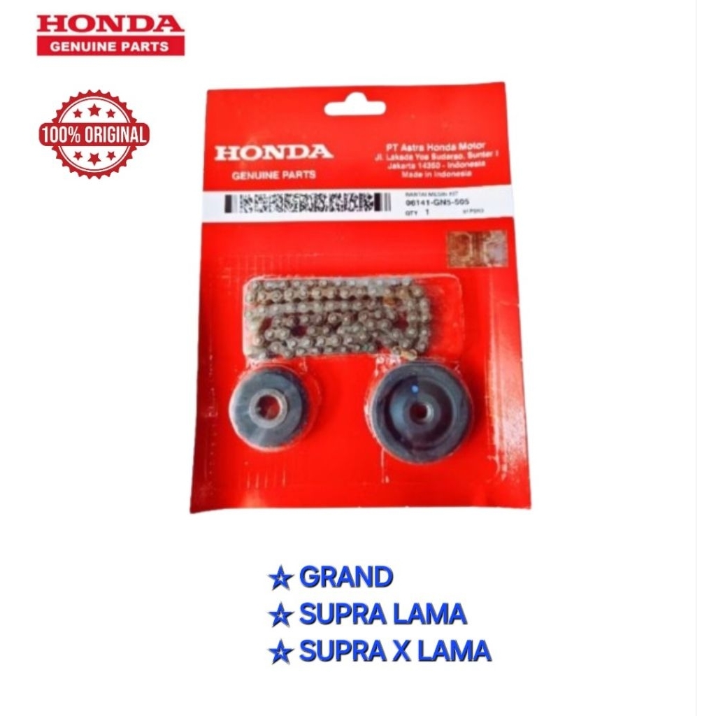 RANTAI KETENG RANTAI KLEP GN5 GRAND SUPRA LAMA SUPRA X LAMA ORIGINAL HONDA