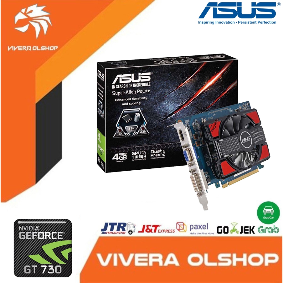 VGA GT 730 2 GB 128 Bit DDR3 - VGA ASUS 2GB 128 Bit  - VGA SECOND