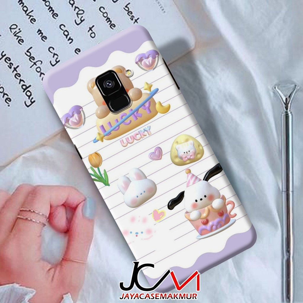 #JCM Case Samsung A8 2018 - Fashion Case Kartun - Softcase Samsung A8 2018 - Casing Samsung A8 2018 
