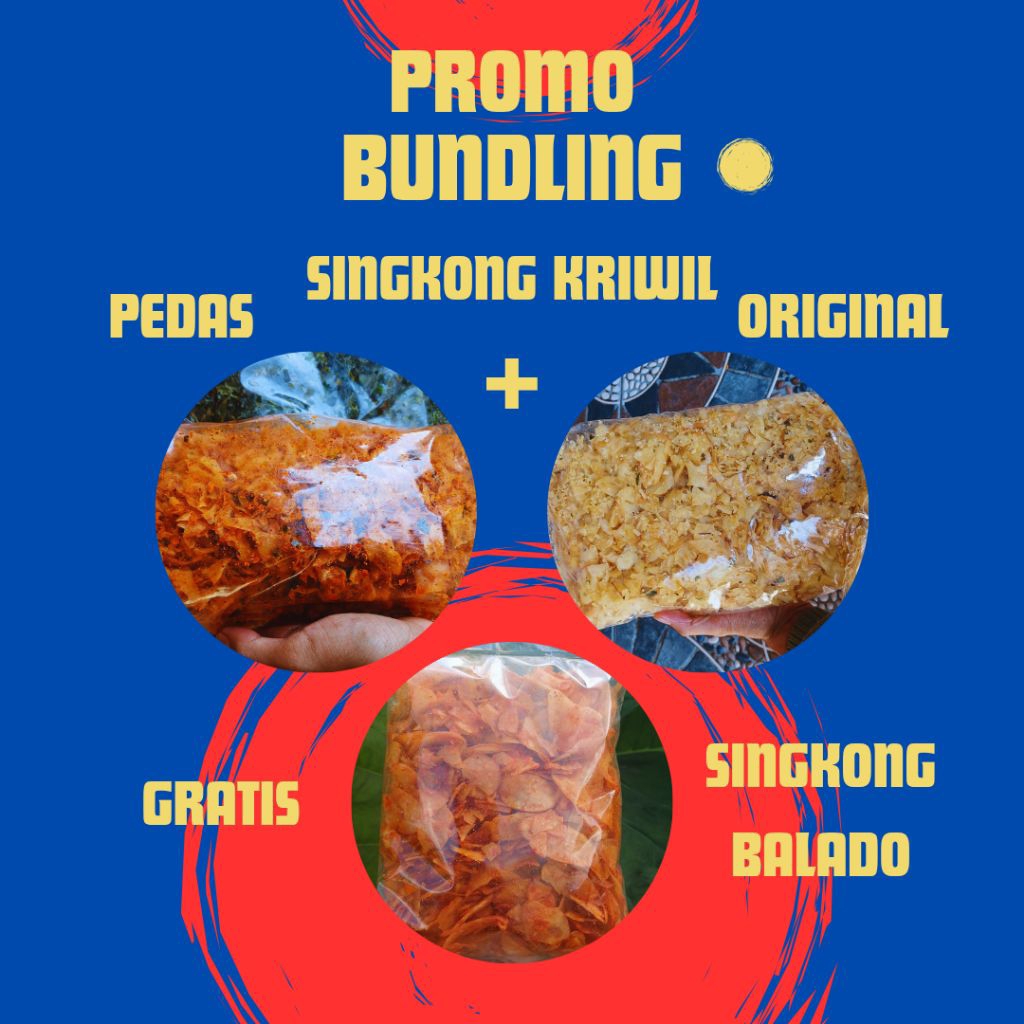 

Promo Bundling Beli 2 Gratis 1 Keripik Singkong All Varian