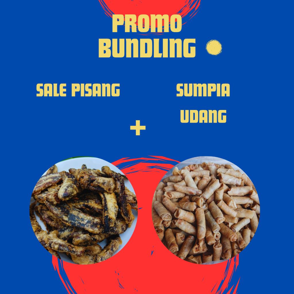 

Promo Bundling 2pcs Sale Pisang + Sumpia Udang