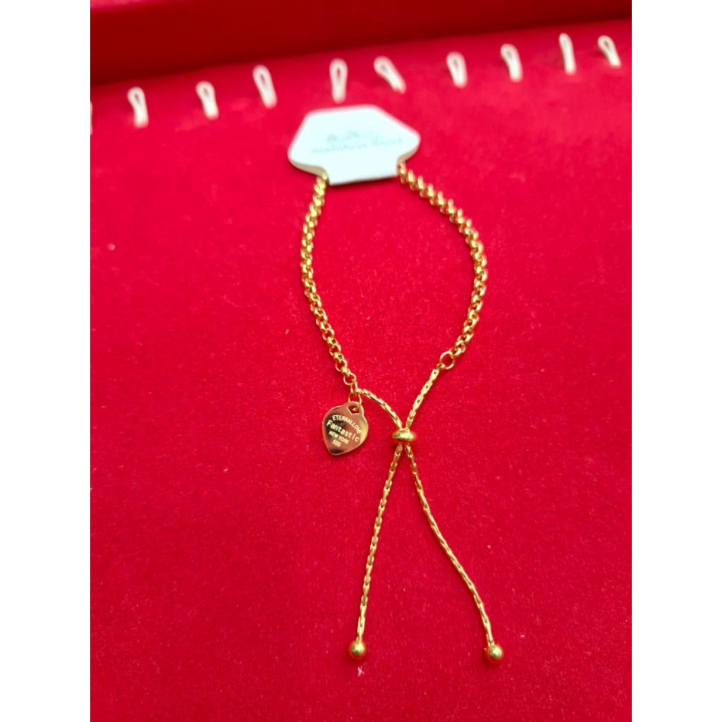 Gelang Titanium model serut mainan love
