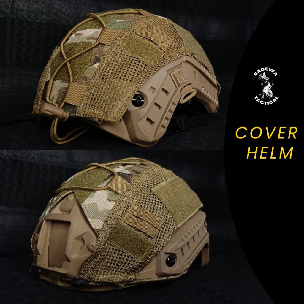 Cover sarung helm tactical / Cover Helm Tactical Military Kamuflase