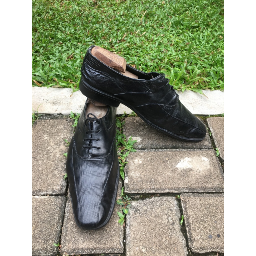 Sepatu Second Original Kulit Oxford Crocodile