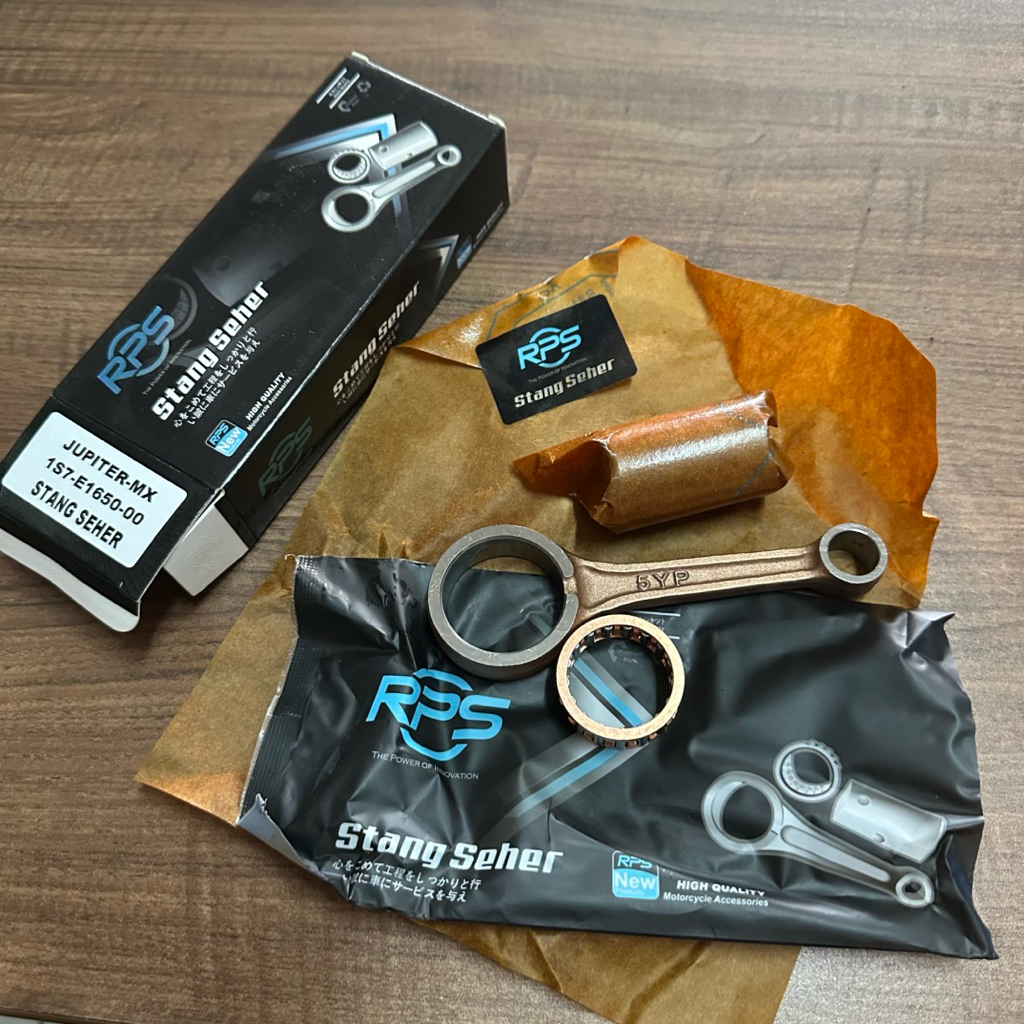 RPS JUPITER MX STANG SEHER ROD KIT CONNECTING PISTON SETANG CONROD ASSY SOKAR BOSH RING MOTOR 1S7 OL