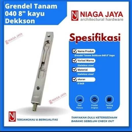 Grendel Tanam 040 8" Dekkson