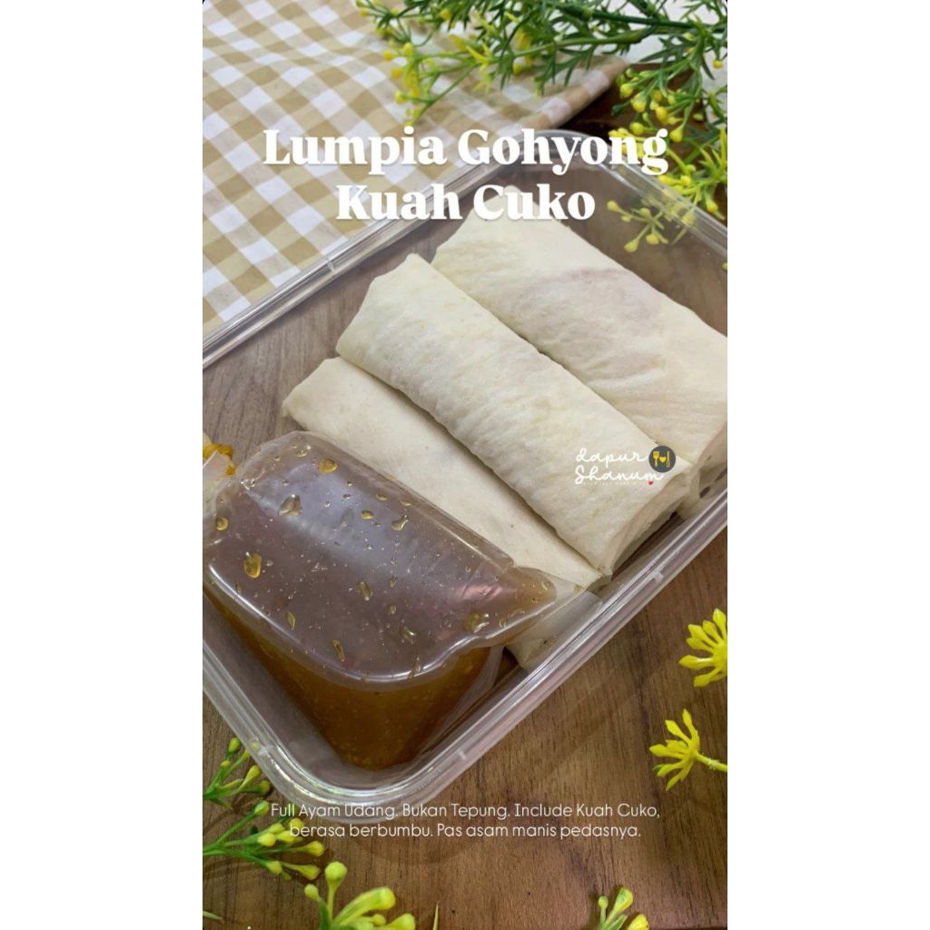 

Lumpia Gohyong Kuah Cuko (FROZEN)
