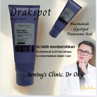 Facial Wash Exclusive Bening Skincare Dr Oky Pratama ( FLEK ) Benings Clinic by dr. Oky Pratama
