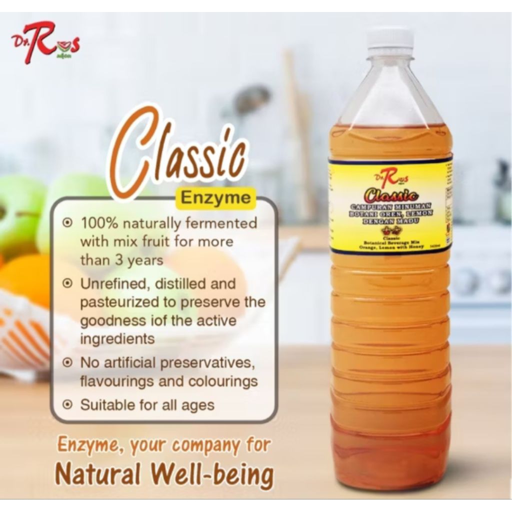 

Classic Enzyme Dr Ros 200ml 250ml 300ml 350ml 500ml 1400 ml (bisa untuk detox)