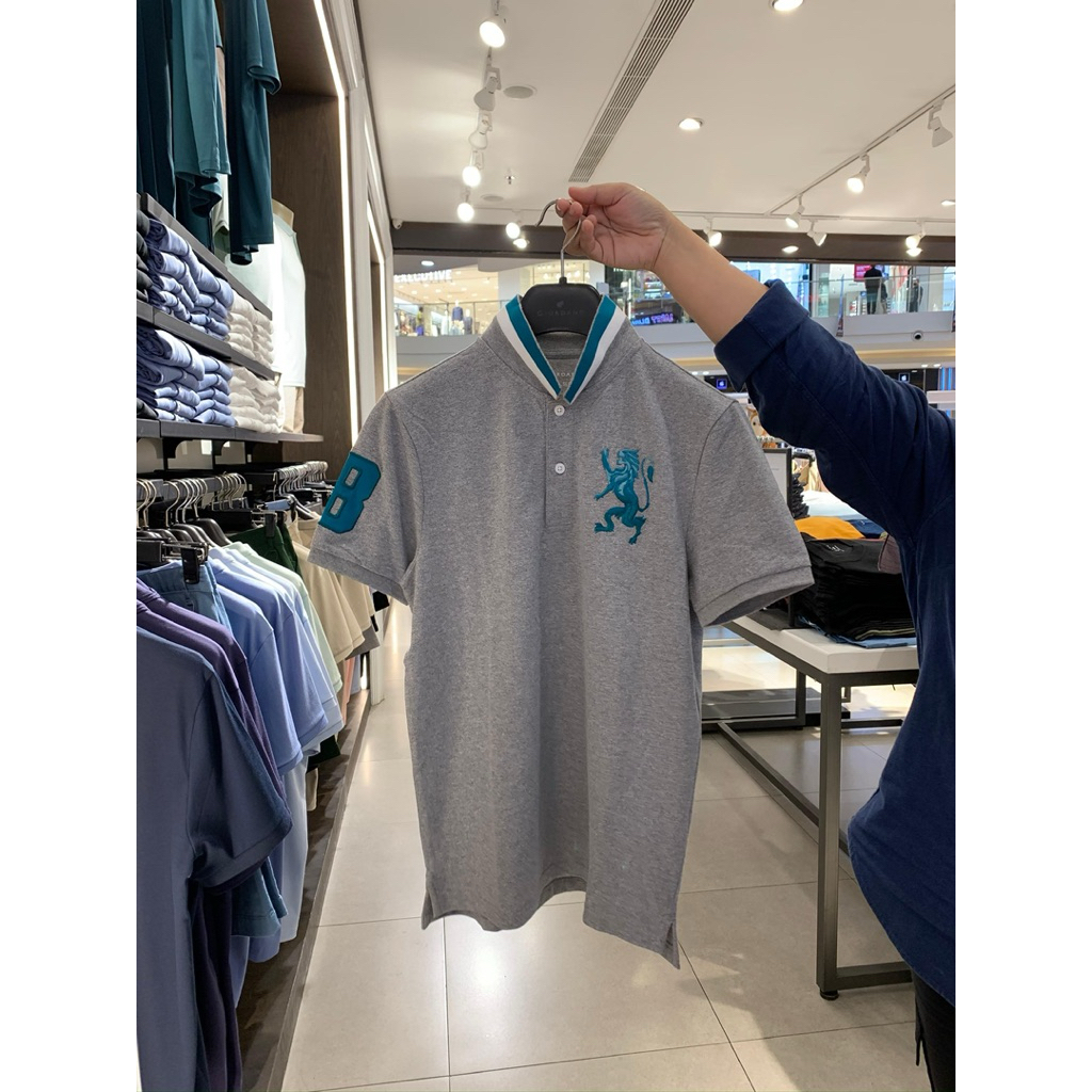 ✨GIORDANO SHIRT MINI LION/3D LION/CLASSIC  - Jastip Kaos Kerah Giordano✨